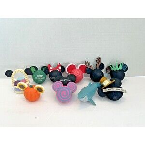 Disney Antenna Topper Holiday Lot Of 10 Easter Halloween New Years St. Patrick's